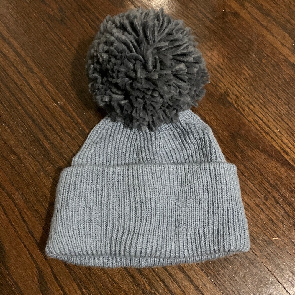 Knit Giant Pom Beanie